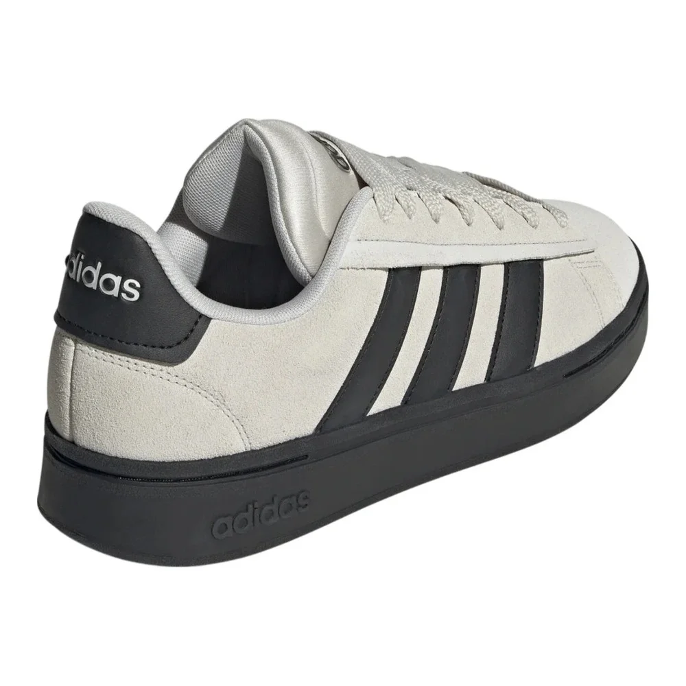 Adidas Grand Court Alpha (IH1287) Shoes Suede Grey Men's Size 9.5 NEW